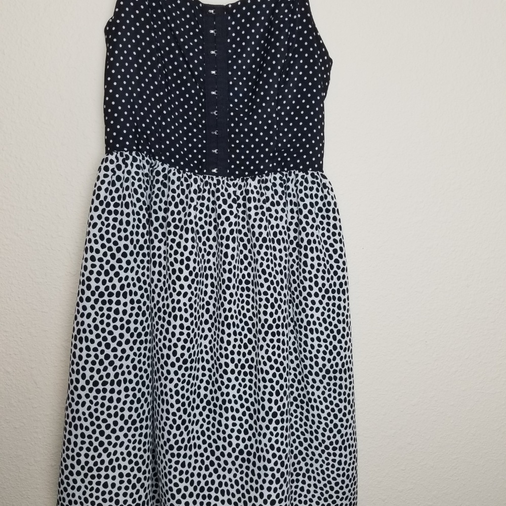 Black and White Polka dot Dress